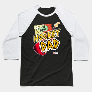 Hockey DAD Band Baseball T-Shirt